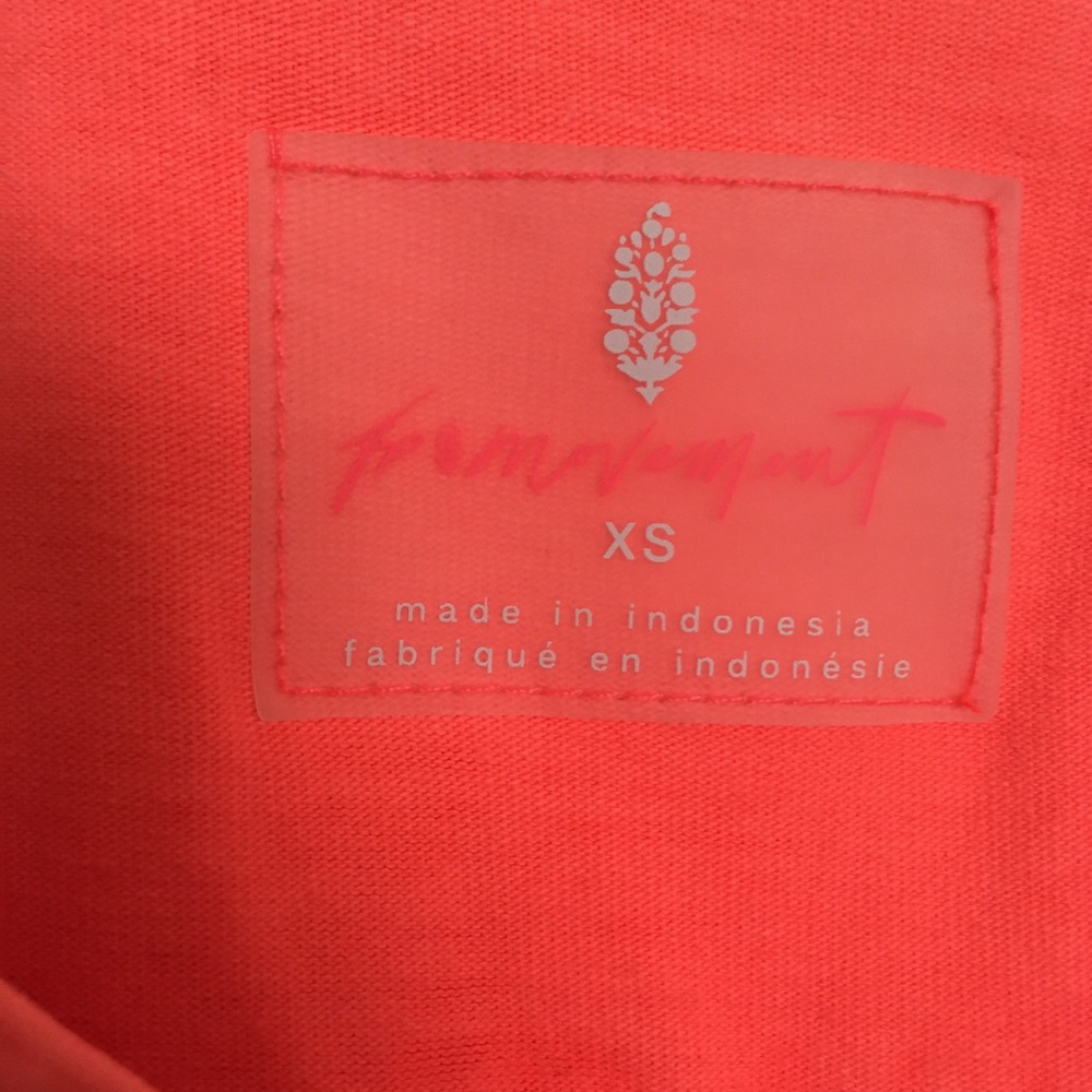 NWT $70 Free People Hot Shot Onsie Jumpsuit Hot Watermelon Yoga Fitness XS - Picture 4 of 5